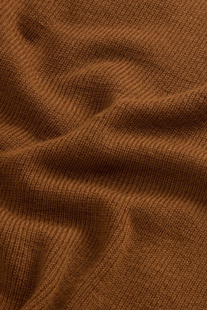 Trui met ronde hals van zuivere Merino-scheerwol Bruin photo 2 | Woolrich