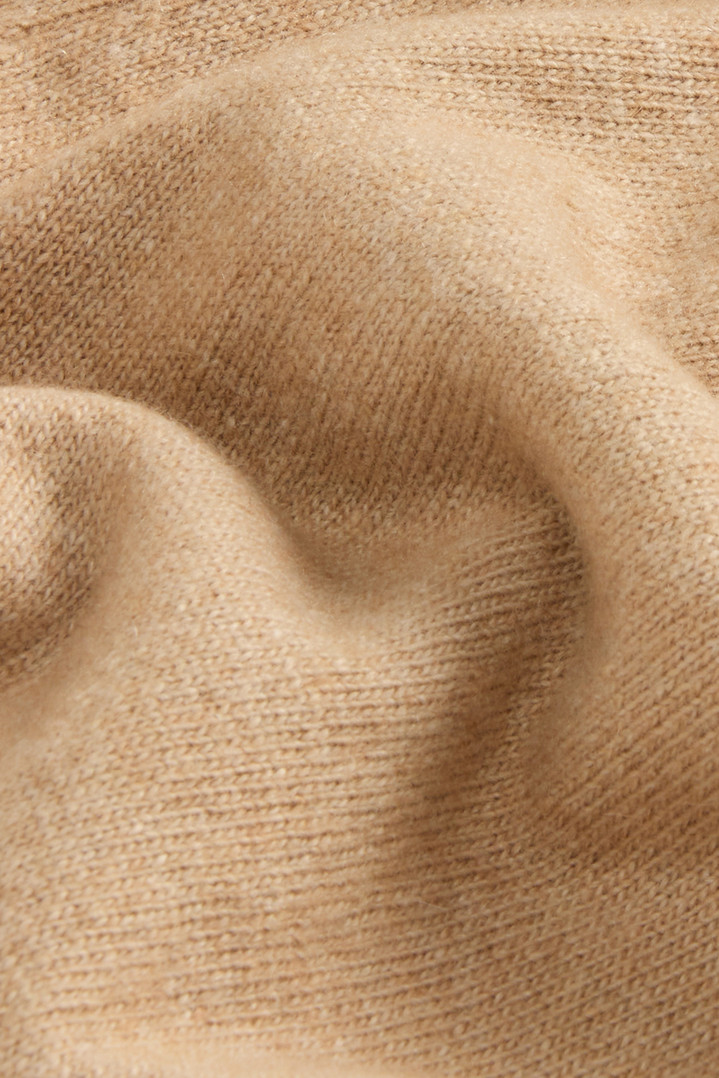 Wide-Leg Pants in Virgin Wool and Cashmere Blend Beige photo 5 | Woolrich