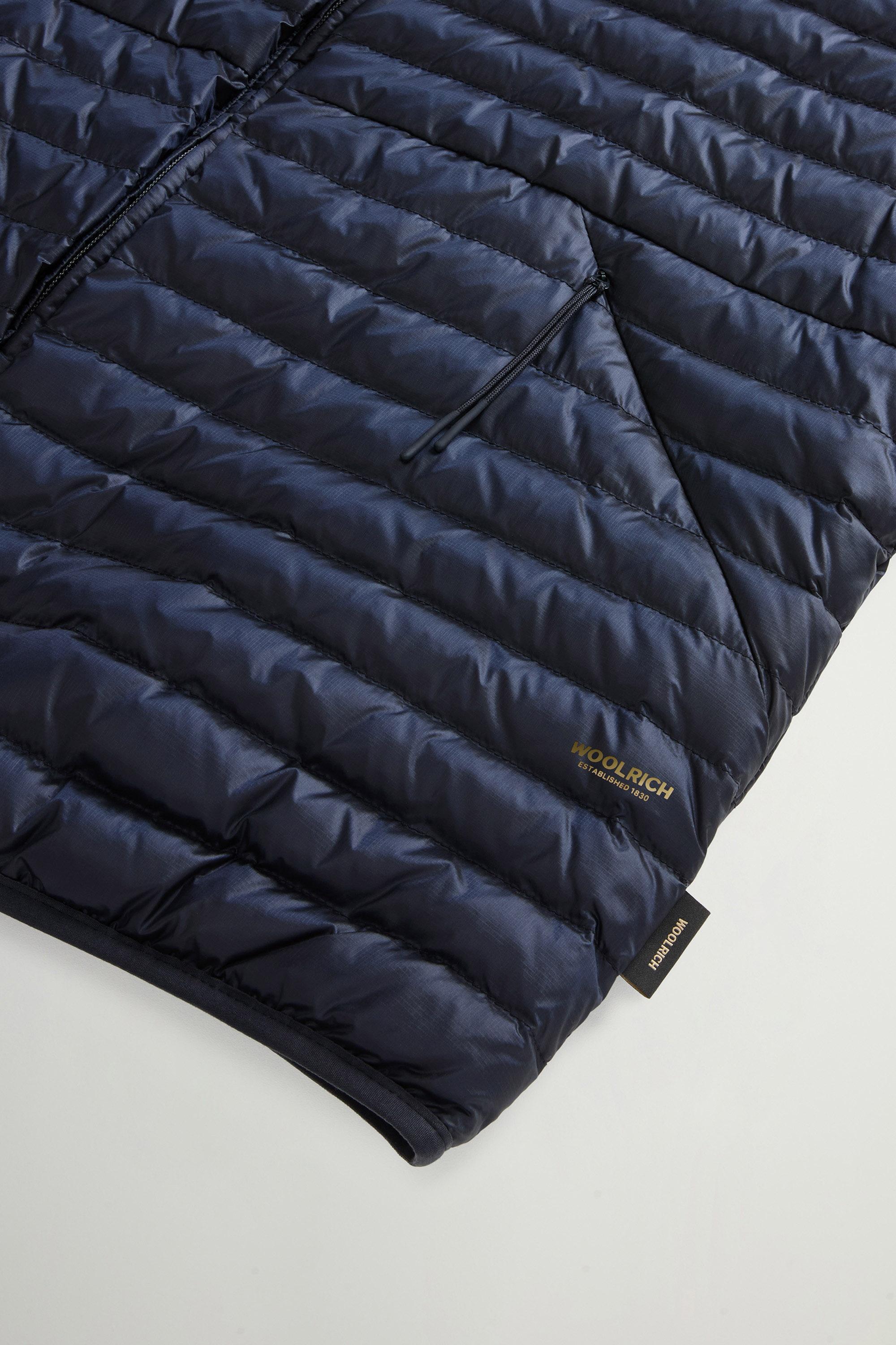 Allen Padded Vest in Ripstop Nylon Blue photo 7 | Woolrich