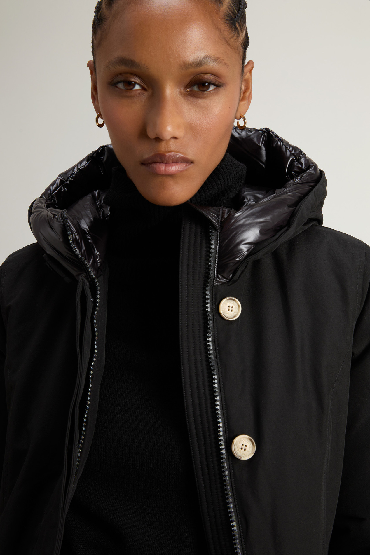 Arctic Parka in Ramar Cloth Black photo 4 | Woolrich