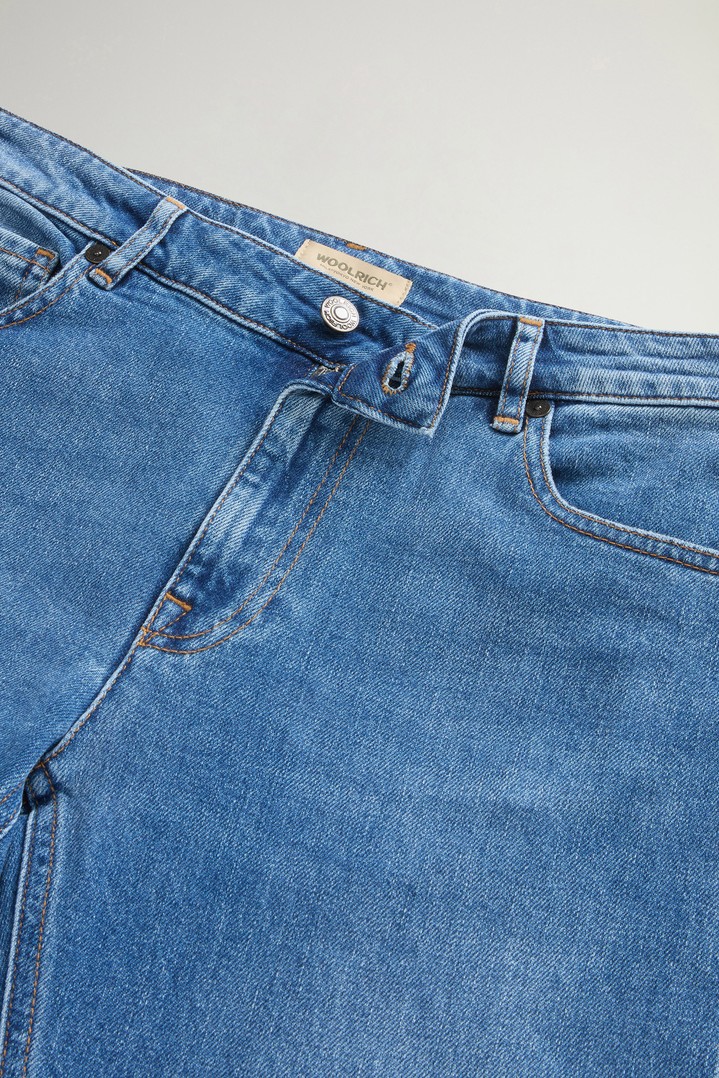 Five-Pocket Jeans in Stretch Cotton Denim Blue photo 5 | Woolrich