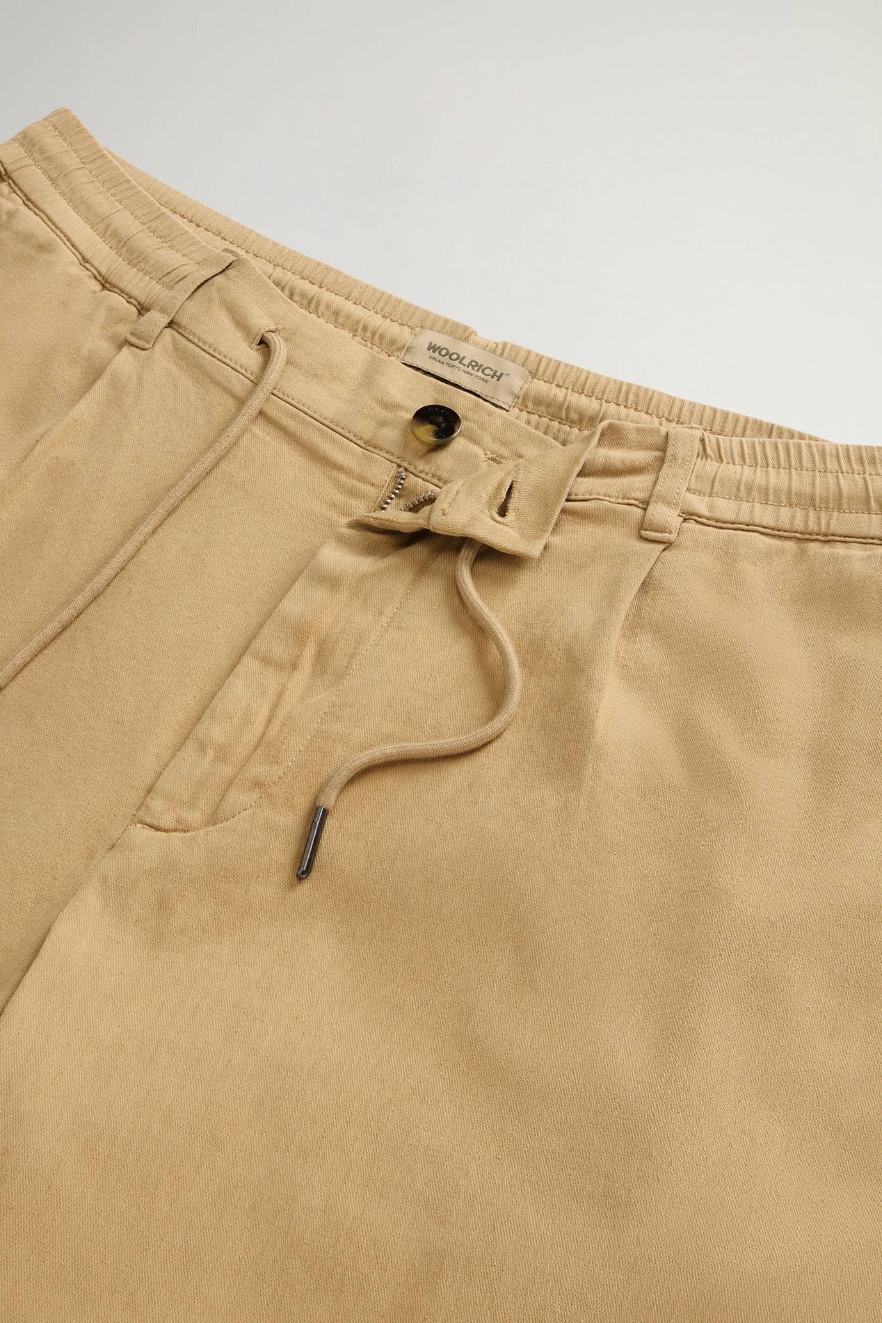 LINEN BLEND MILTON SHORT GD Beige photo 4 | Woolrich
