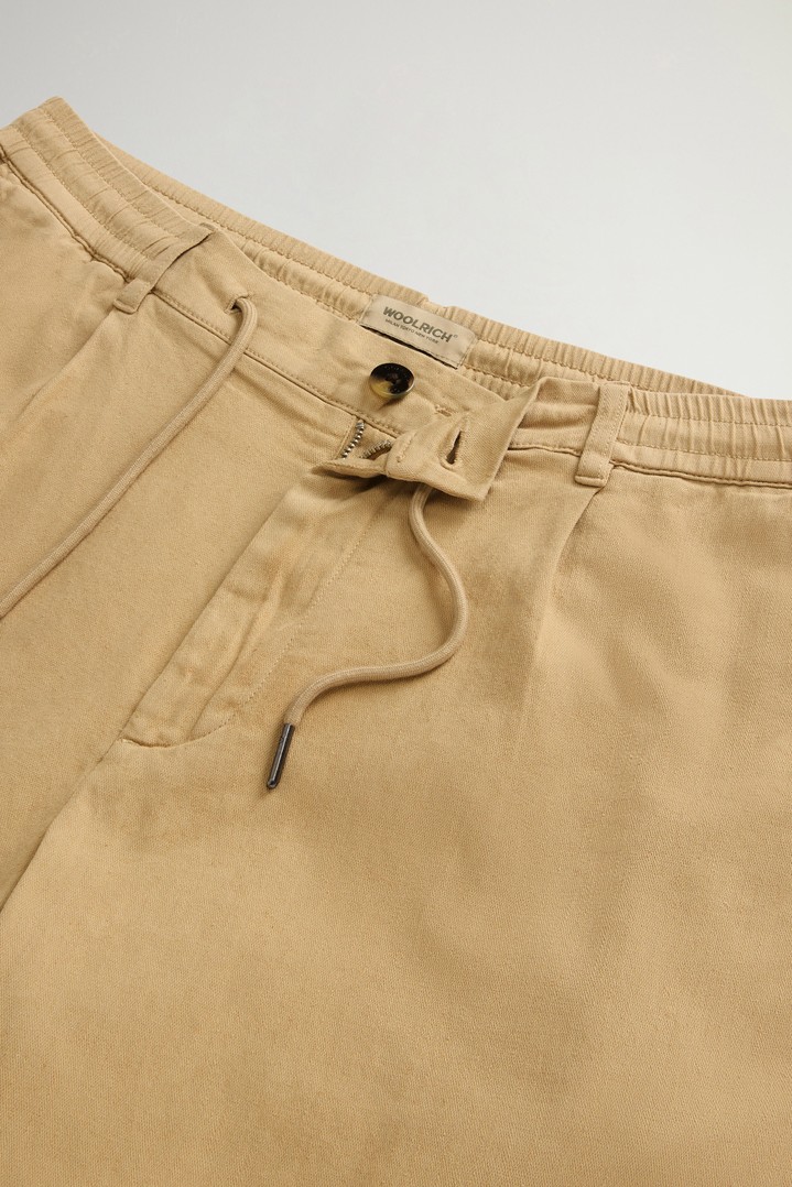 LINEN BLEND MILTON SHORT GD Beige photo 4 | Woolrich