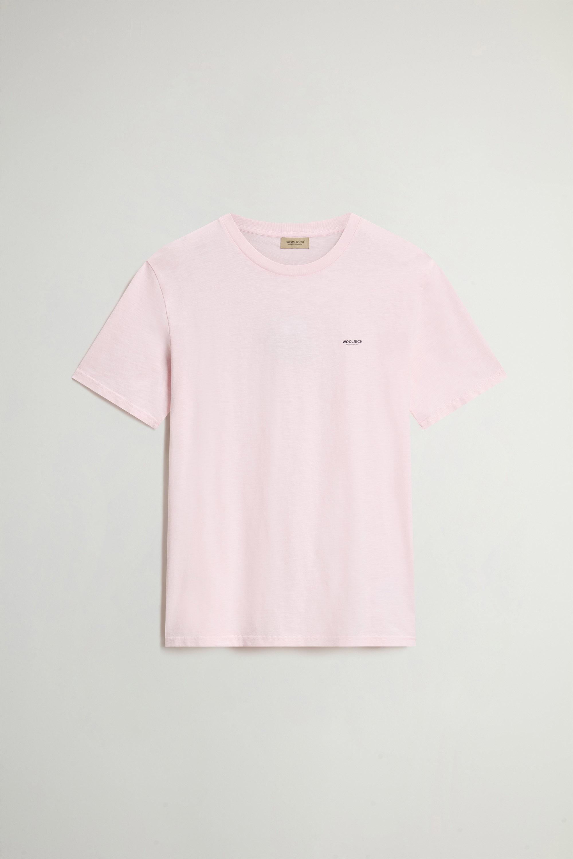 Slub T-Shirt in Pure Cotton Pink photo 1 | Woolrich