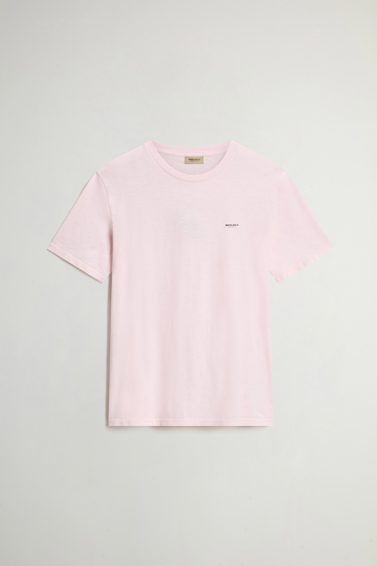 Slub T-Shirt in Pure Cotton Pink photo 1 | Woolrich