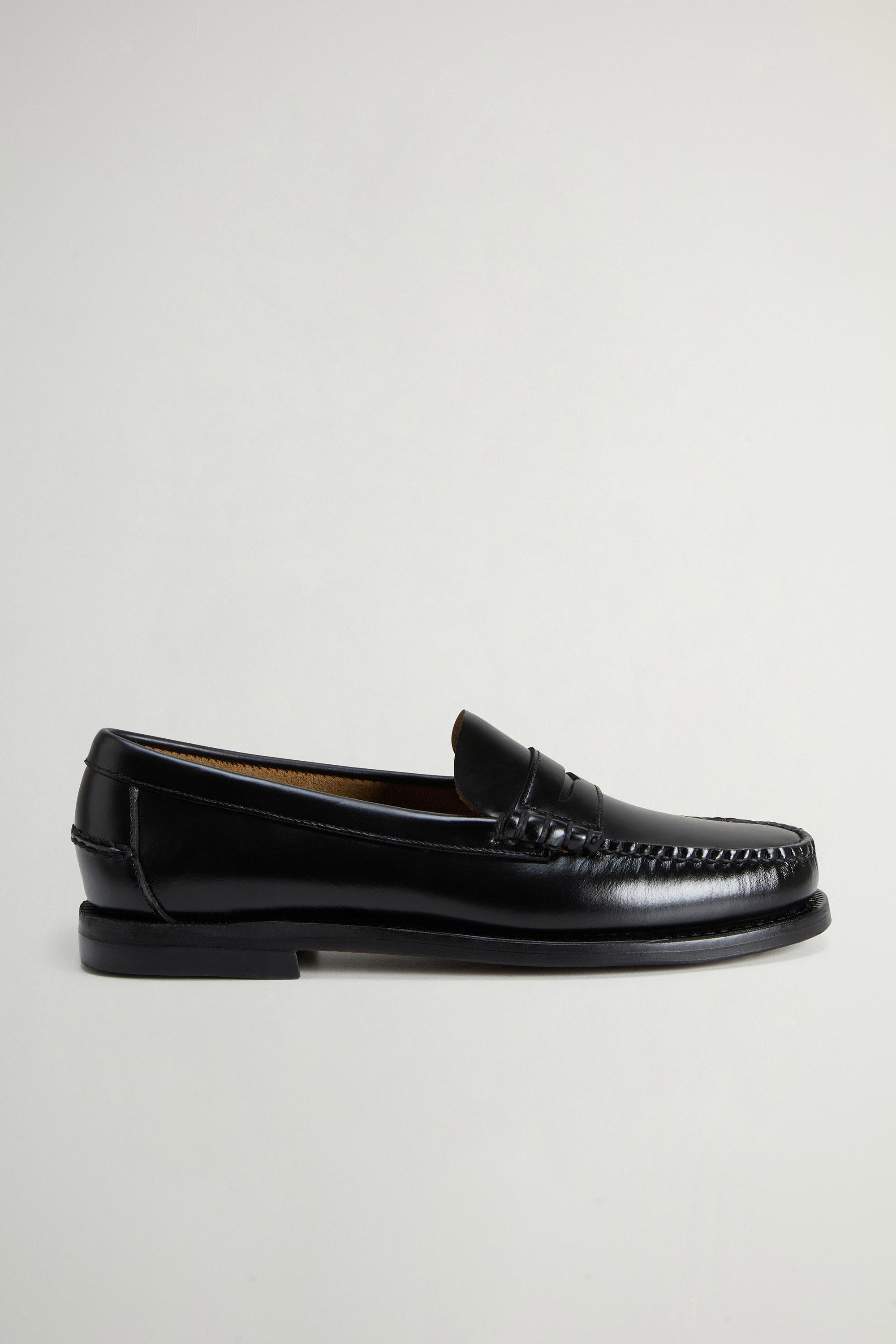 Sebago x Woolrich Classic Dan Loafers in Smooth Leather Black photo 1 | Woolrich