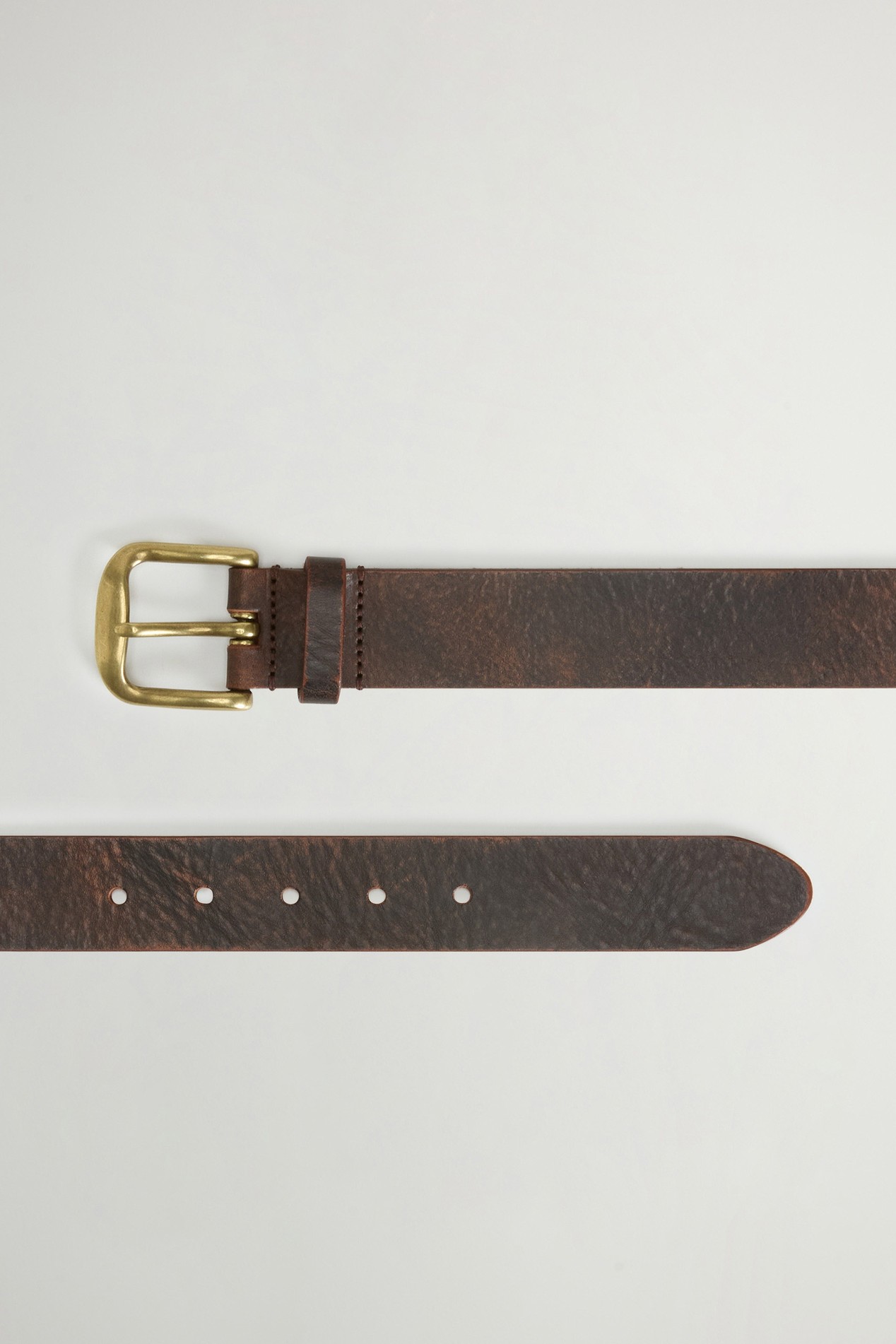 Belt in Leather Brown photo 2 | Woolrich