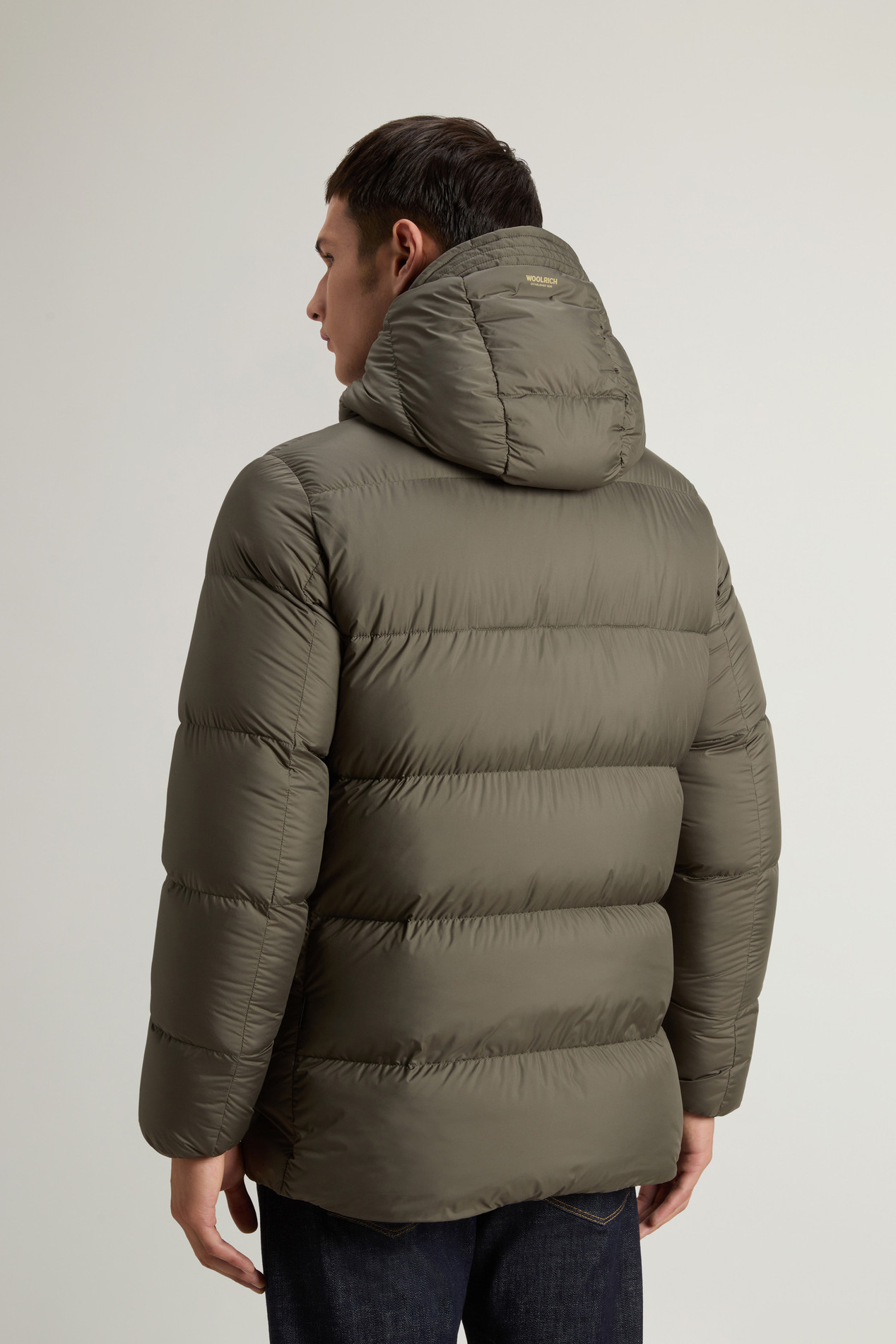 Cloud Parka in Microfiber Green photo 3 | Woolrich
