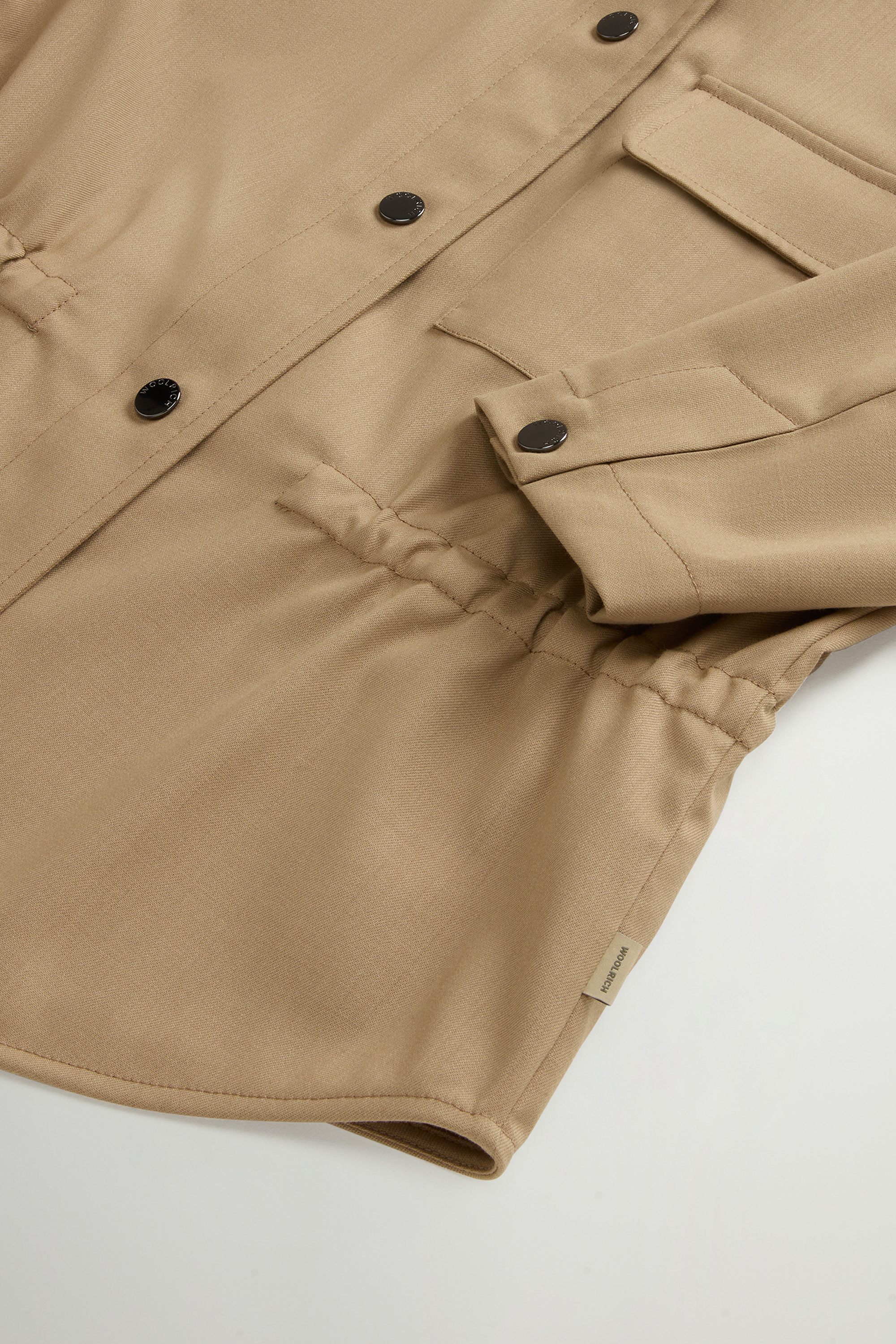 Overshirt in Wool Blend Beige photo 7 | Woolrich
