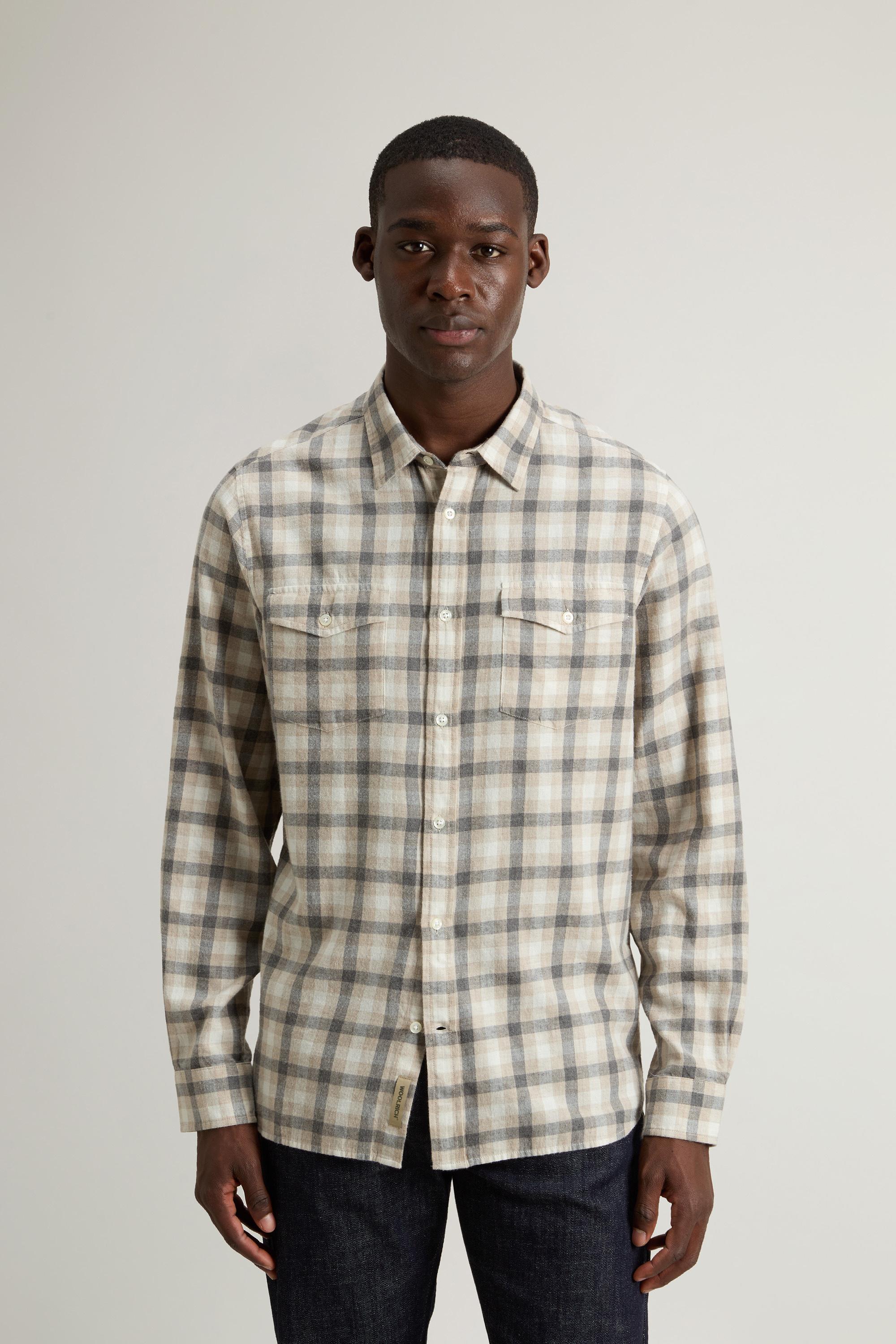 Pure Madras Cotton Flannel Beige photo 1 | Woolrich