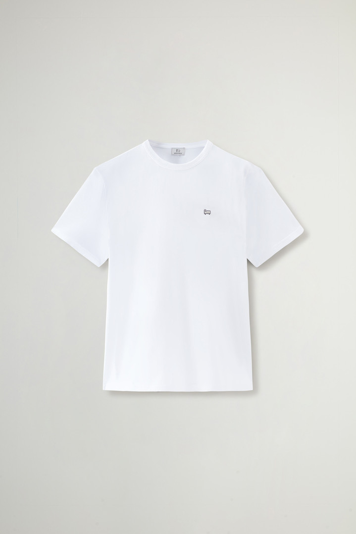 Pure Cotton Sheep T-shirt with Patch White photo 1 | Woolrich