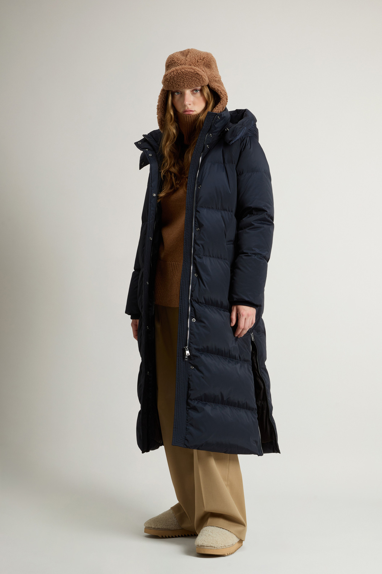 KELLY LONG PARKA Blue photo 2 | Woolrich