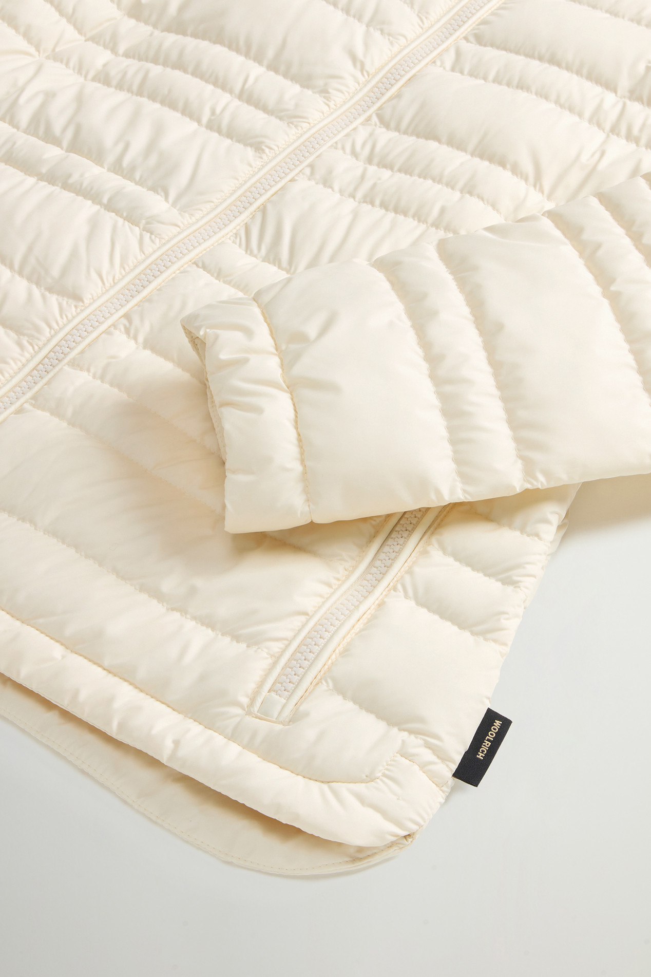 Padded Microfiber Jacket White photo 7 | Woolrich