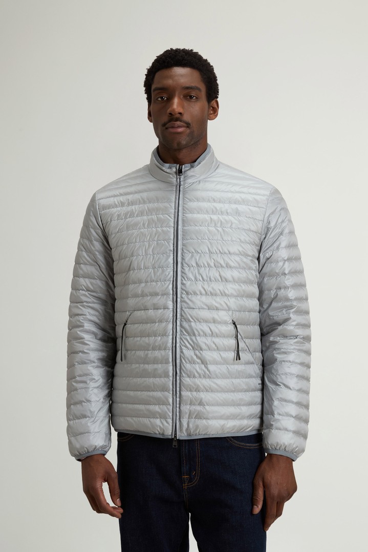Lightweight Allen Down Jacket in Ripstop Nylon Gray photo 1 | Woolrich