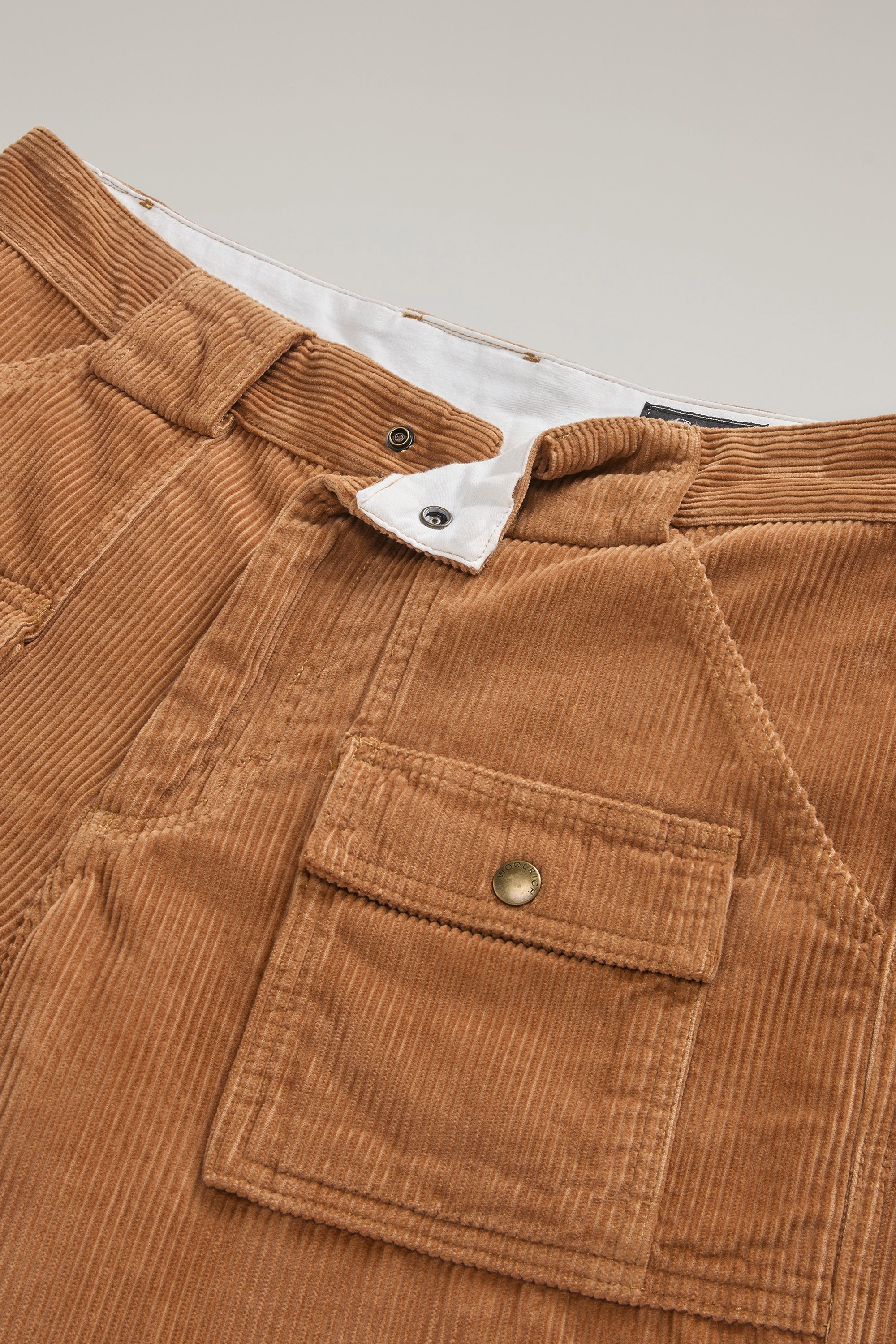 Bush Pants in Pure Cotton Velvet Beige photo 5 | Woolrich