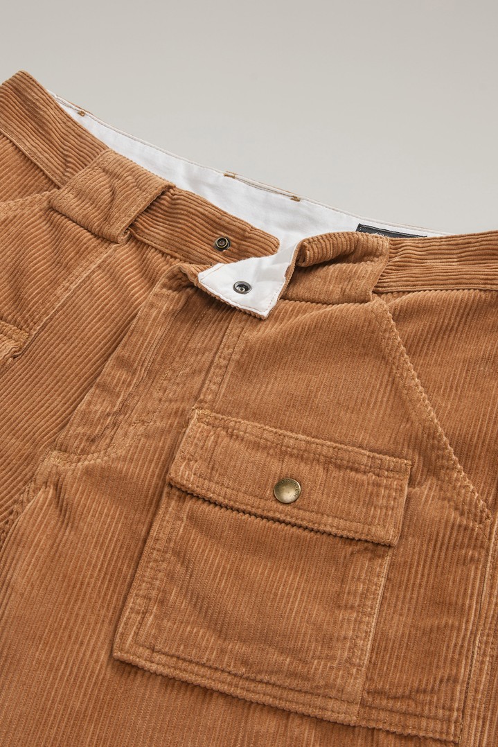 Bush Pants in Pure Cotton Velvet Beige photo 5 | Woolrich