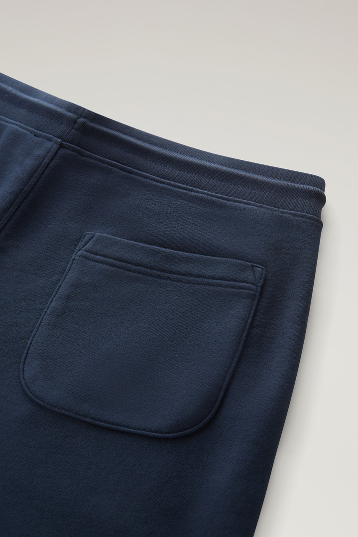 Sweatpants in Brushed Cotton Fleece Blue photo 4 | Woolrich