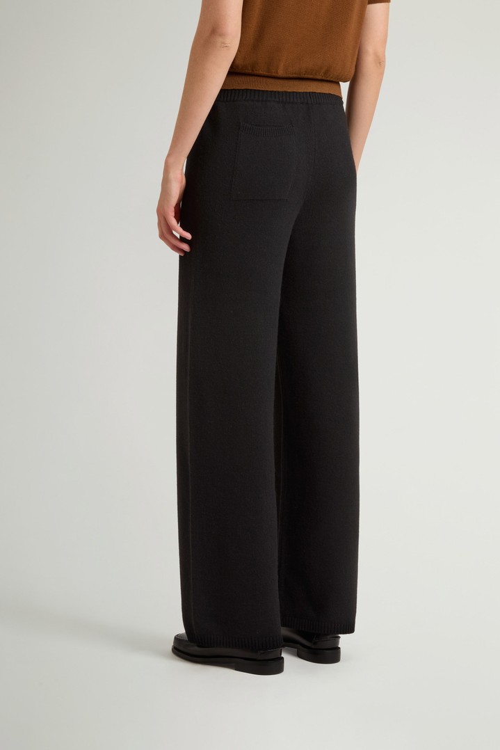 Pantalon en laine et cachemire Noir photo 3 | Woolrich