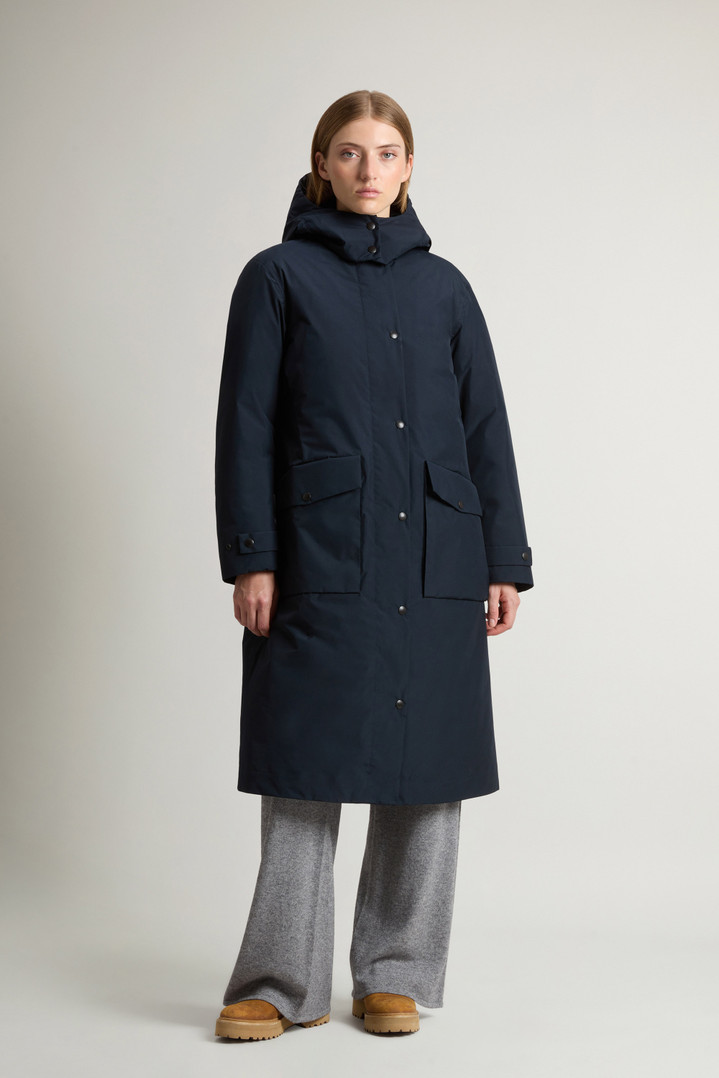 Coat in WINDSTOPPER GORE-TEX Blue photo 1 | Woolrich