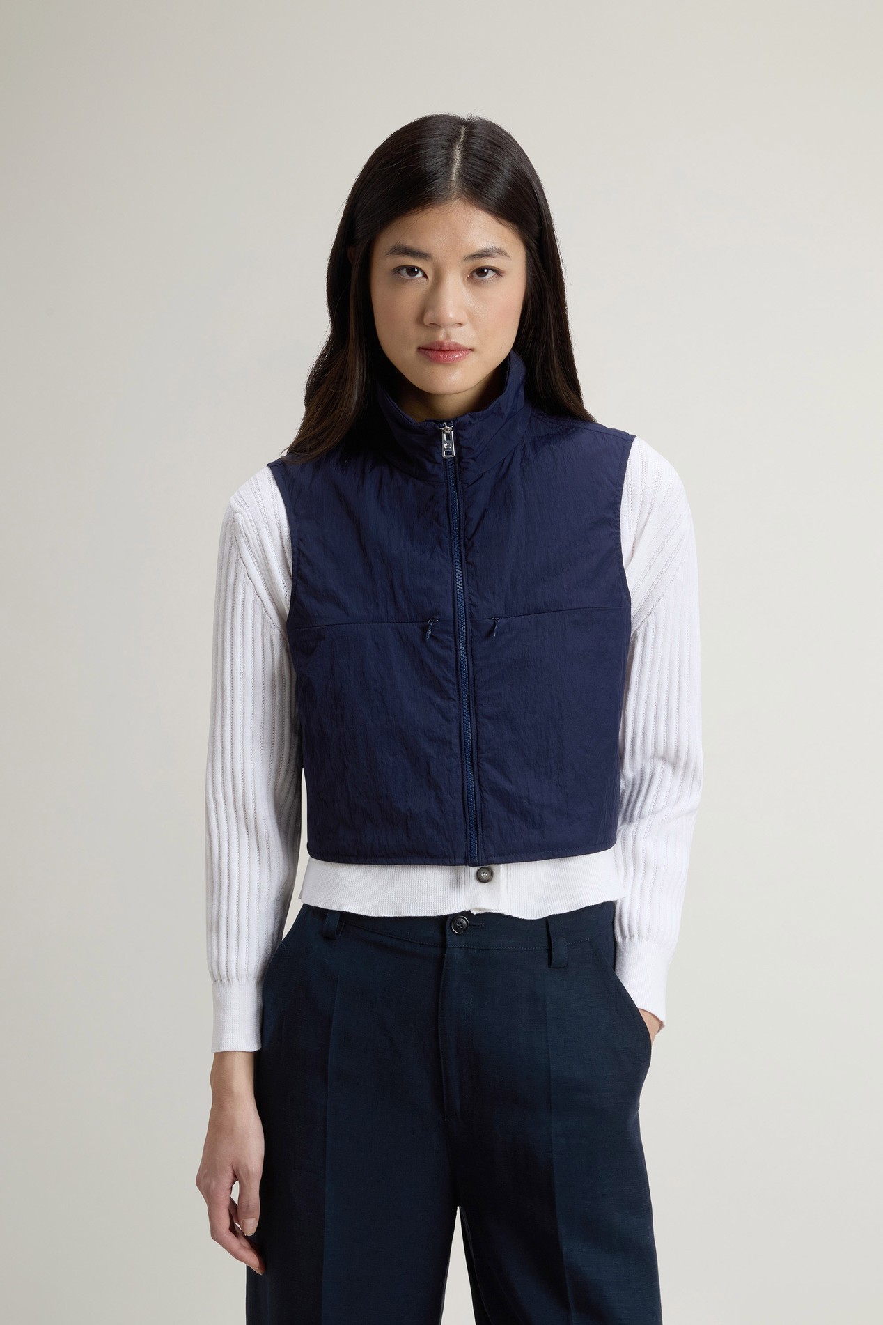 Vest in Nylon Blue photo 1 | Woolrich