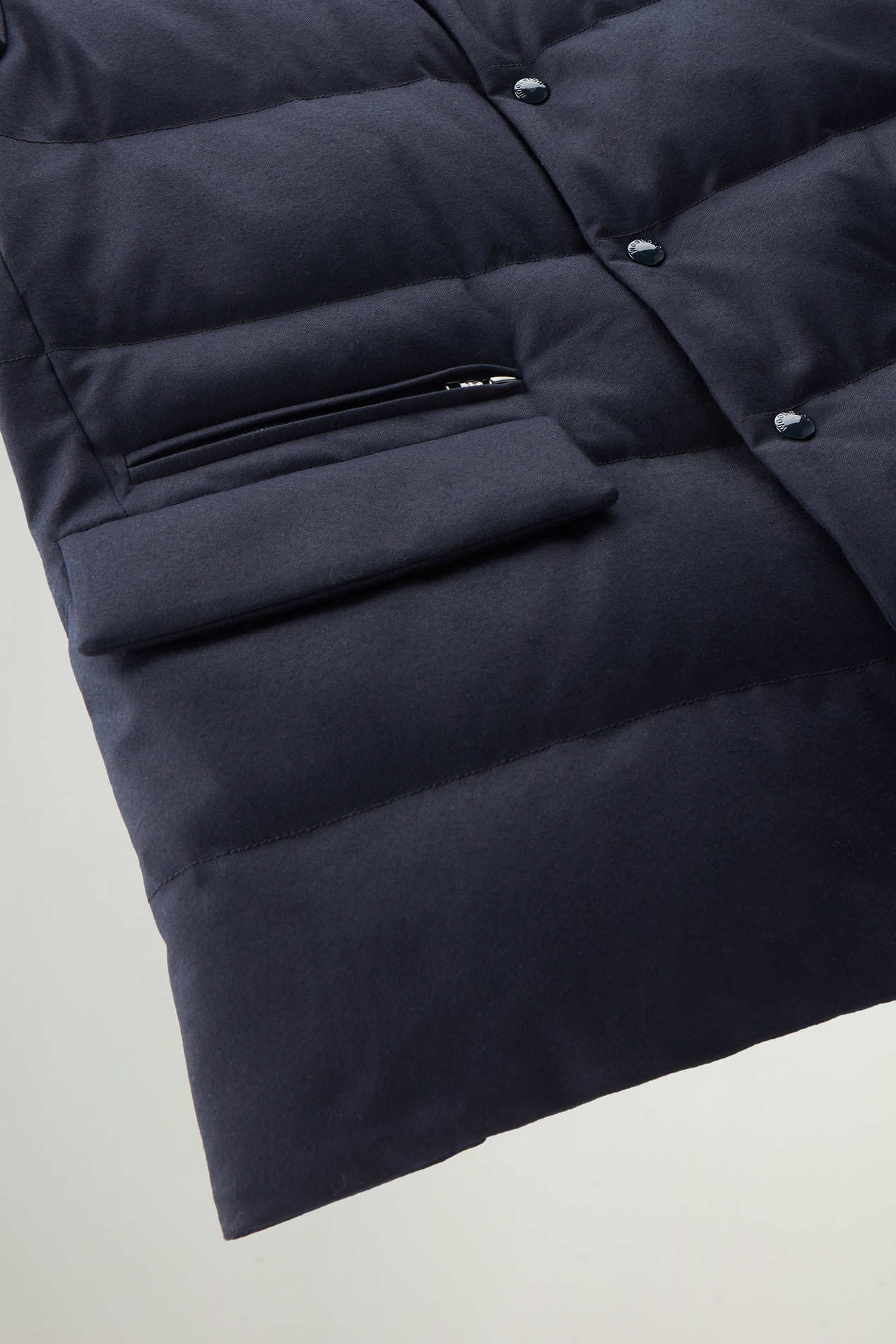 Blazer in Vitale Barberis Canonico Virgin Wool Flannel Blue photo 3 | Woolrich