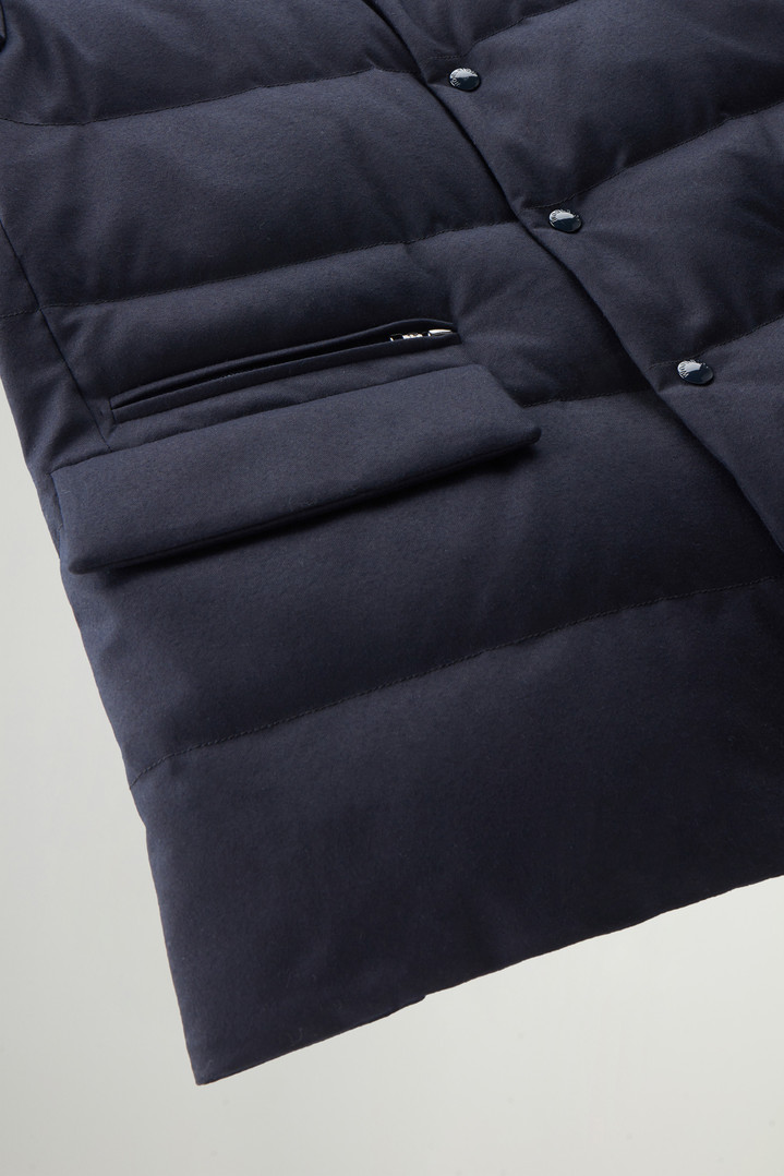 Blazer in Vitale Barberis Canonico Virgin Wool Flannel Blue photo 3 | Woolrich