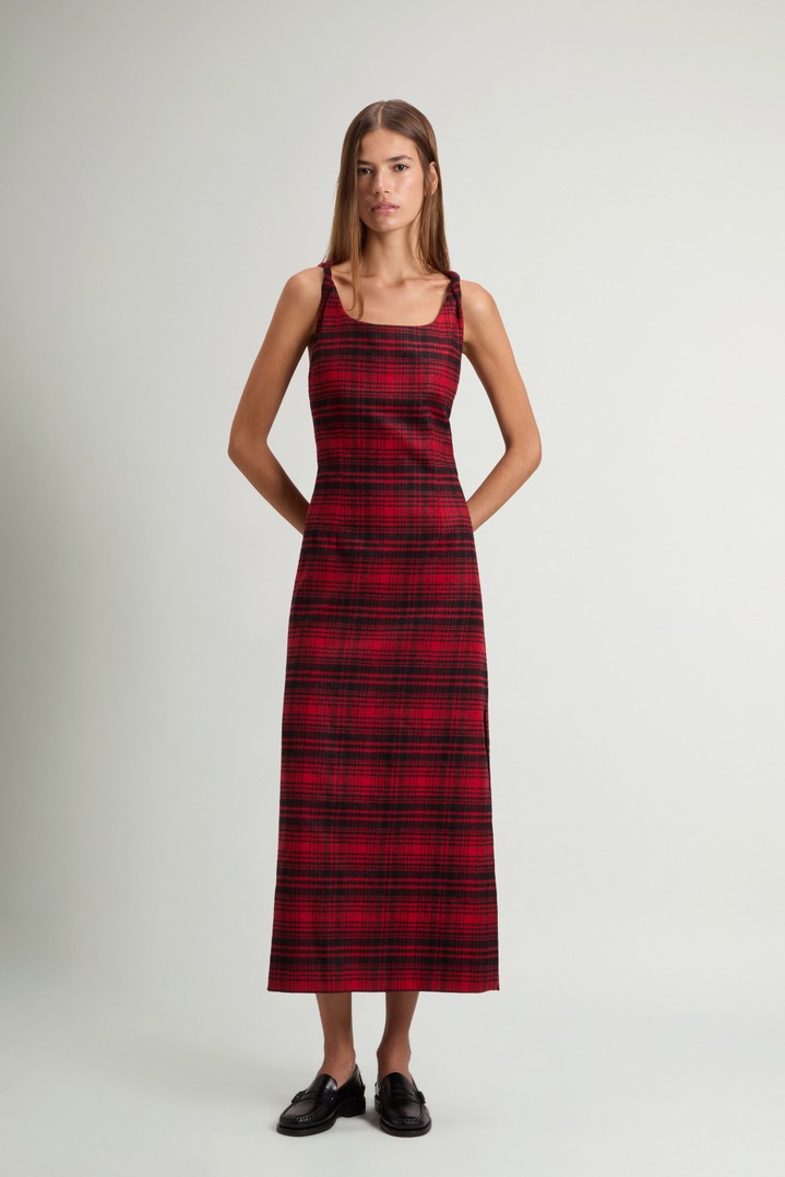 CHECK FLANNEL DRESS Red photo 1 | Woolrich