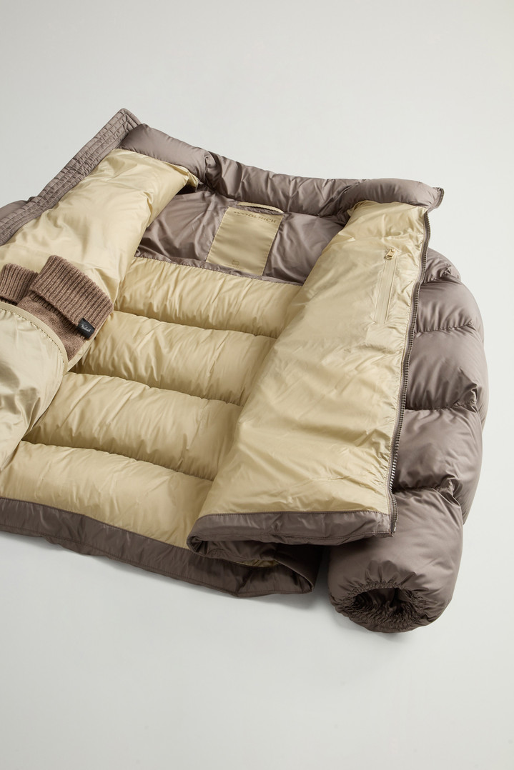 Cloud Down Jacket in Microfiber Brown photo 8 | Woolrich