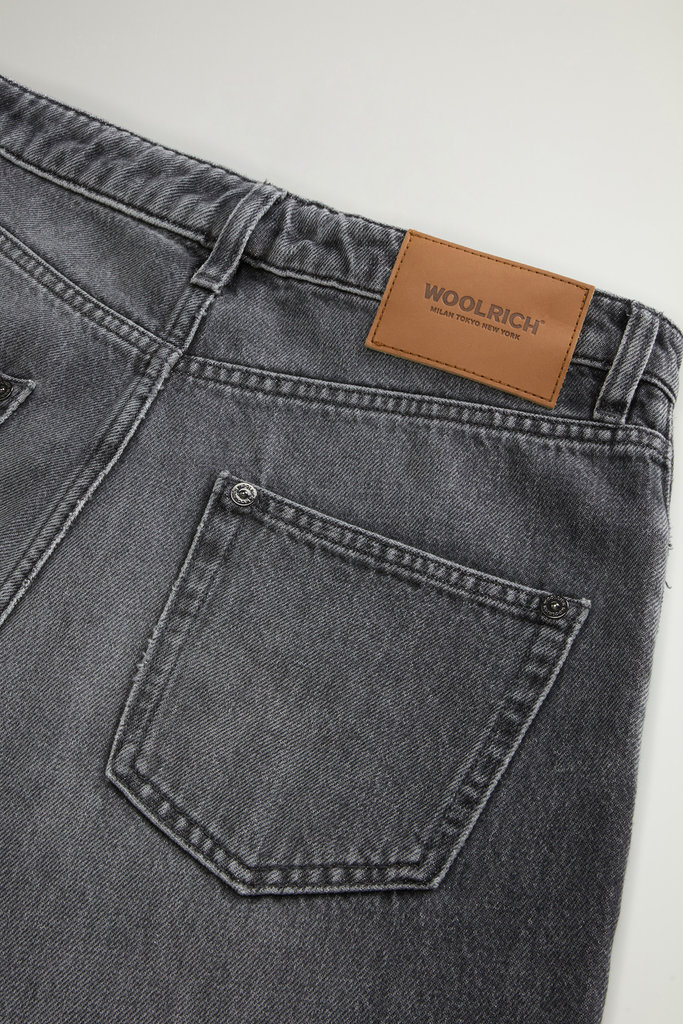 Pants in Pure Cotton Denim Gray photo 3 | Woolrich