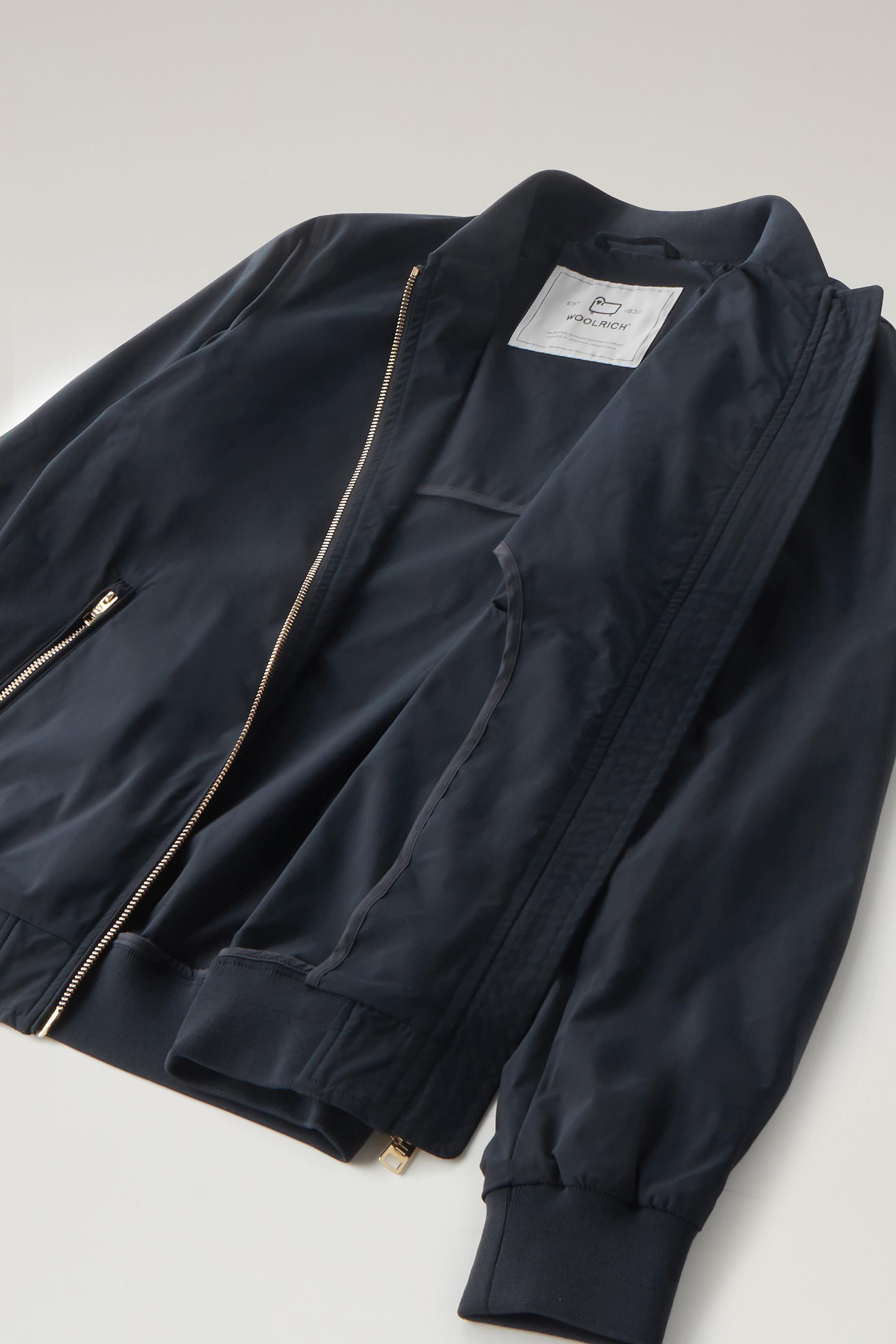 Charlotte Bomber in Urban Touch Blue photo 5 | Woolrich