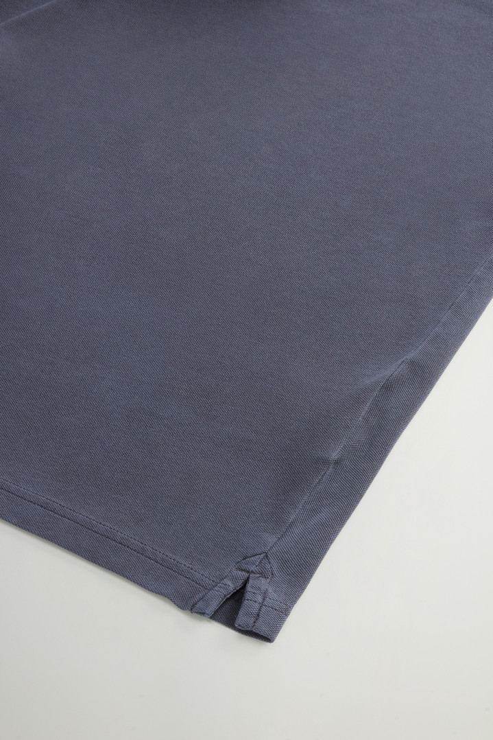 Stückgefärbtes Mackinack-Polo aus Stretch-Baumwoll-Piquet Blau photo 7 | Woolrich
