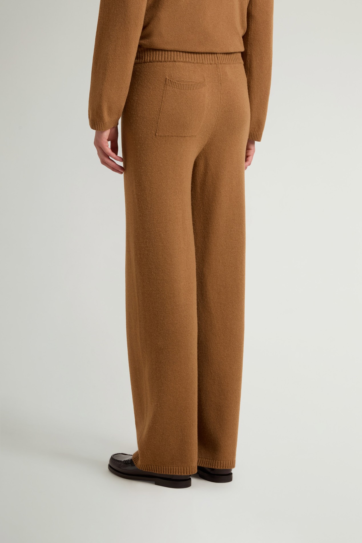 Pantalon en laine et cachemire Marron photo 3 | Woolrich