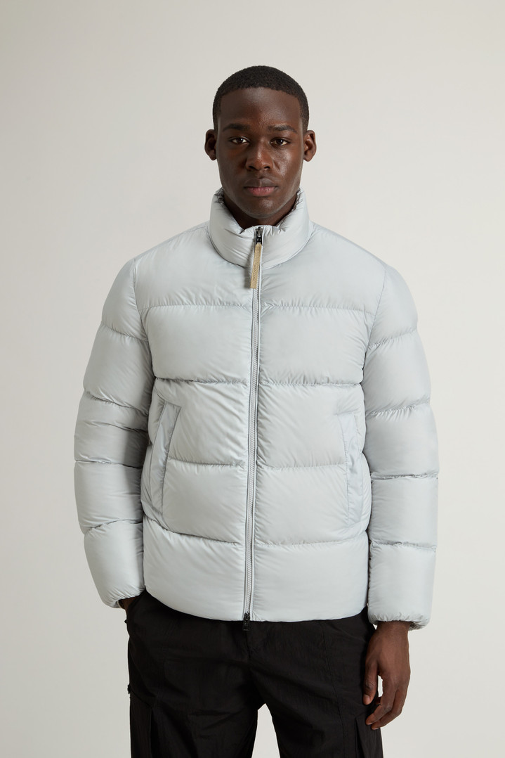 Cloud Down Jacket in Microfiber Gray photo 1 | Woolrich