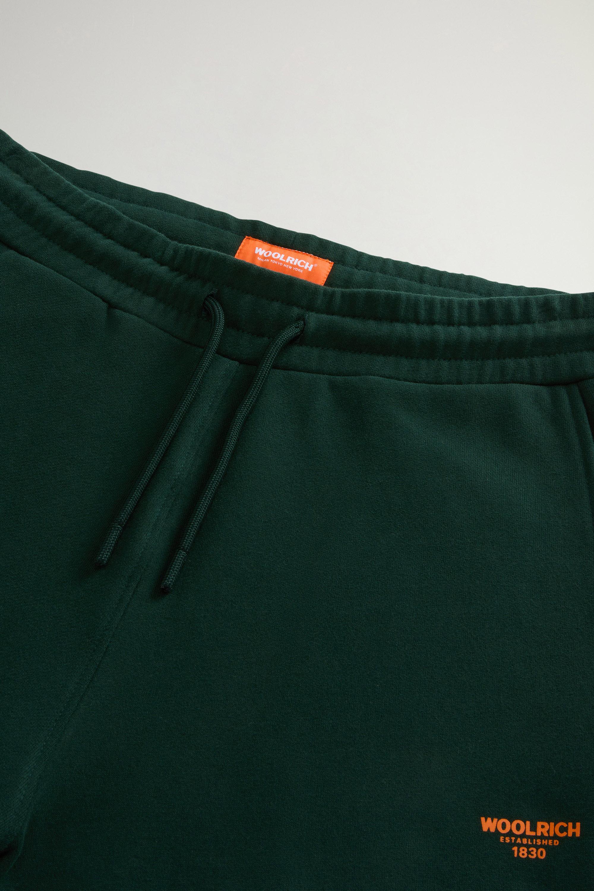Teen Boys’ Pure Cotton Fleece Sports Pants Green photo 4 | Woolrich