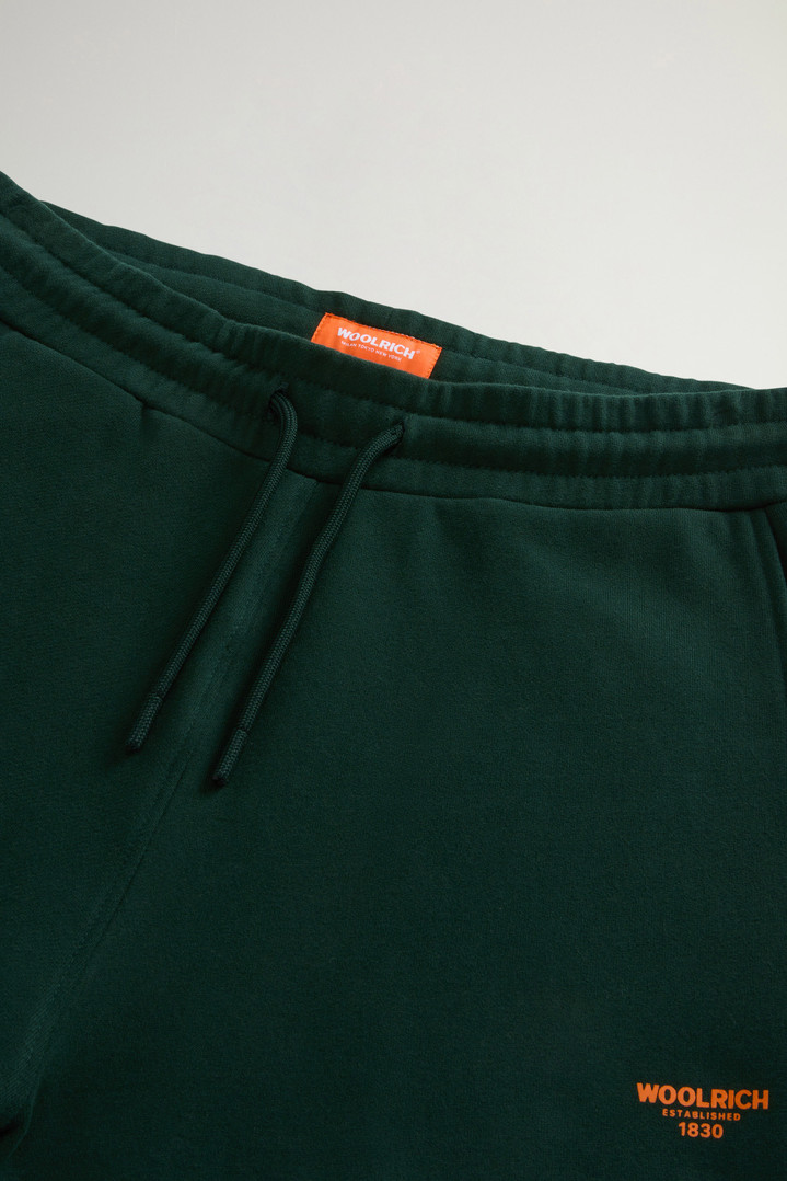 Teen Boys’ Pure Cotton Fleece Sports Pants Green photo 4 | Woolrich