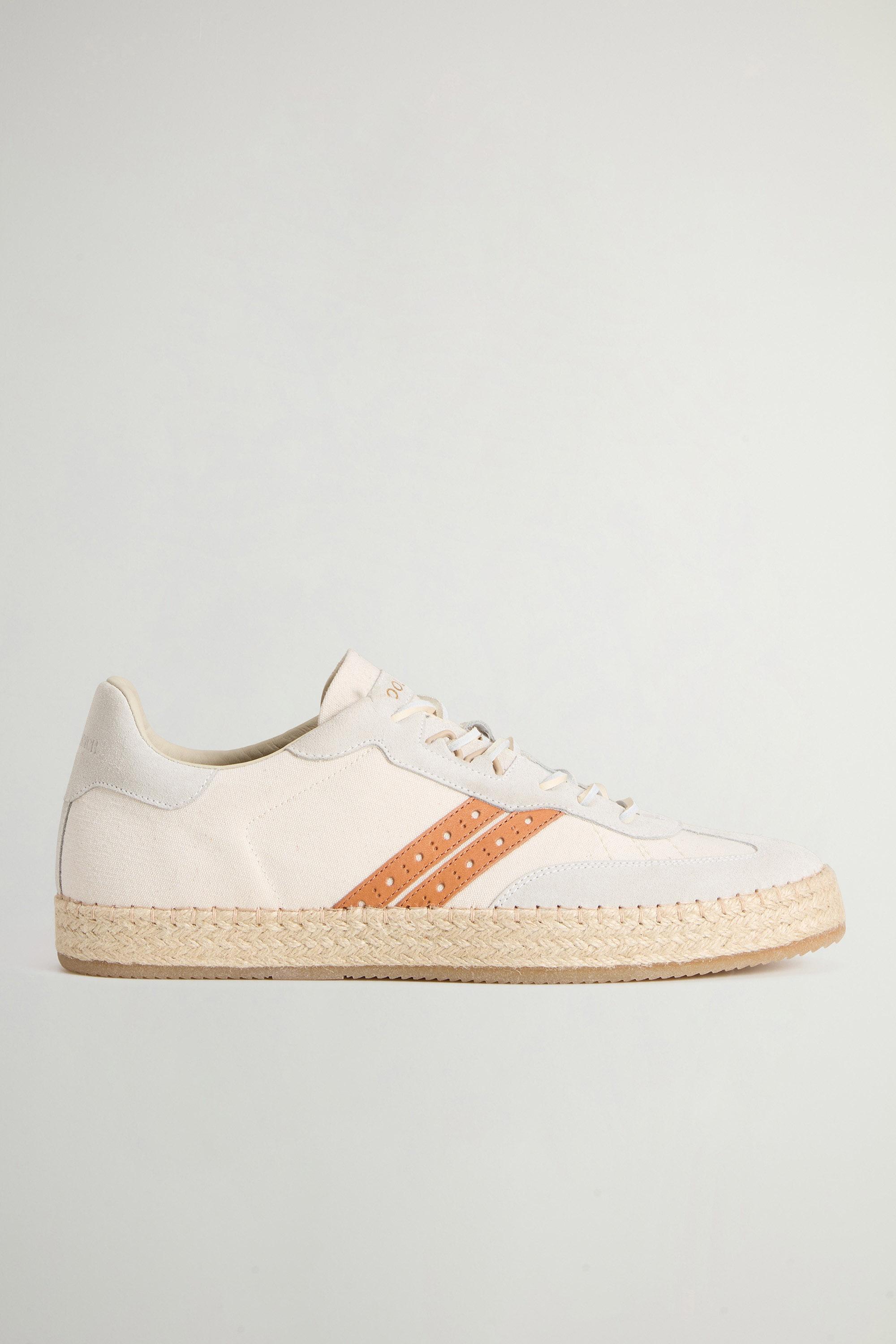 Doubleu Tennis Sneakers aus Baumwolle mit Details aus Veloursleder Weiß photo 1 | Woolrich