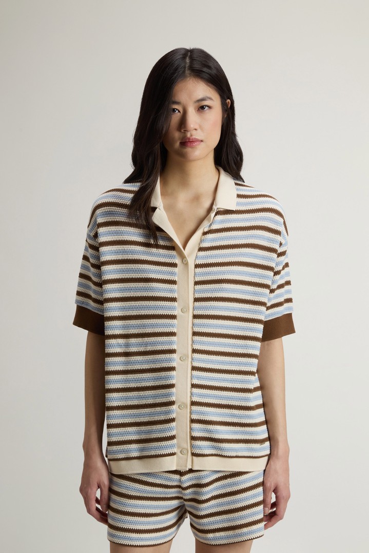 STRIPED JERSEY SHIRT Multicolor photo 1 | Woolrich