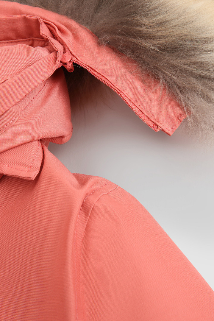 Girls' Arctic Parka with Detachable Fur Trim Pink photo 4 | Woolrich