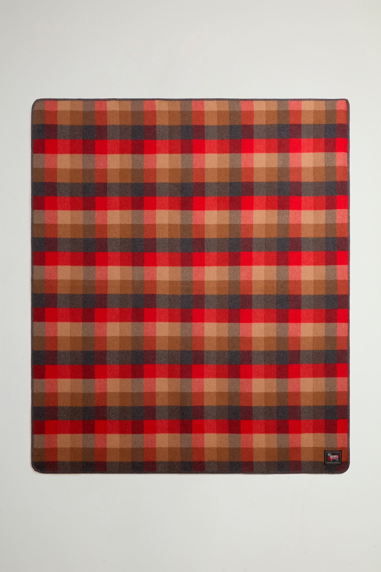 Pure Cashmere Blanket with Checked Pattern by Todd Snyder Multicolor photo 1 | Woolrich