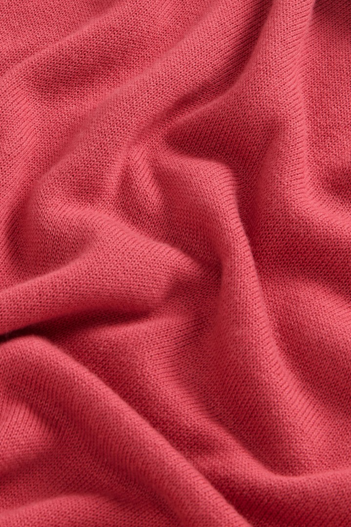 COTTON MODAL CREWNECK Red photo 6 | Woolrich