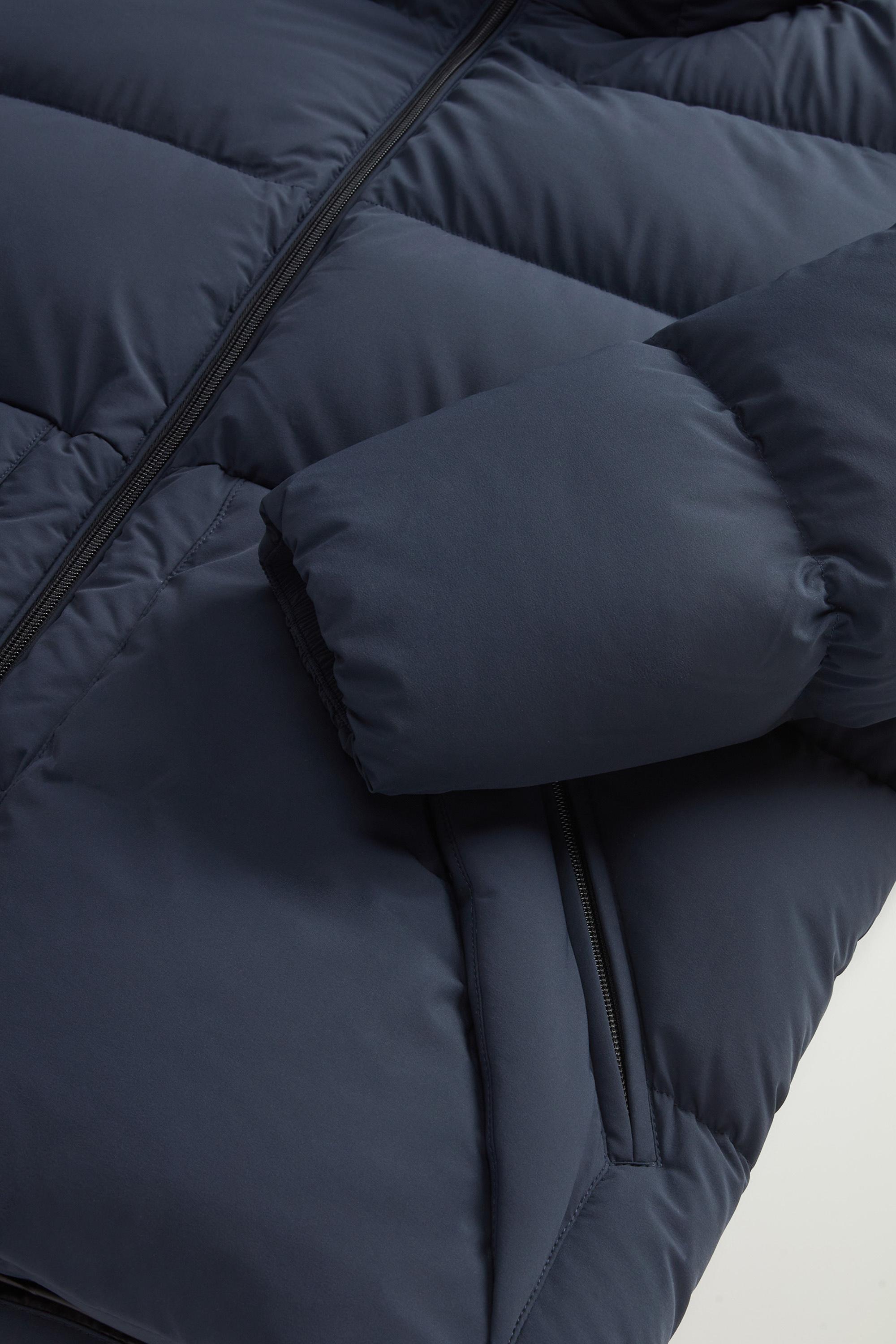 Sierra Supreme Down Jacket in Stretch Nylon Blue photo 5 | Woolrich