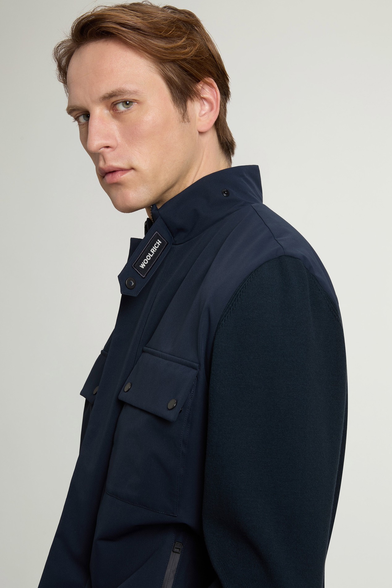 TWO LAYERS HYBRID Blue photo 4 | Woolrich