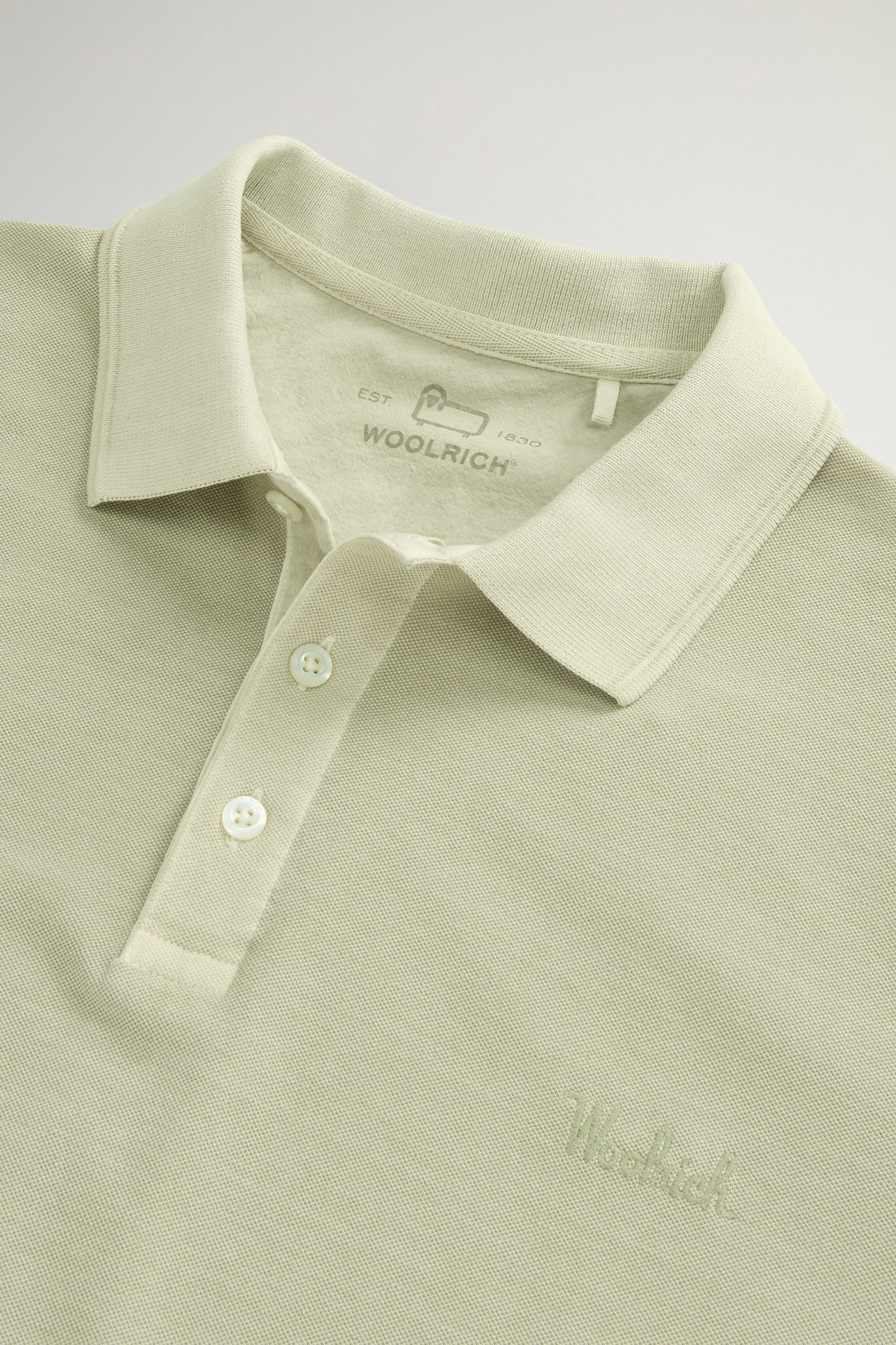 Mackinack Polo teint en pièce en sergé de coton stretch Beige photo 6 | Woolrich