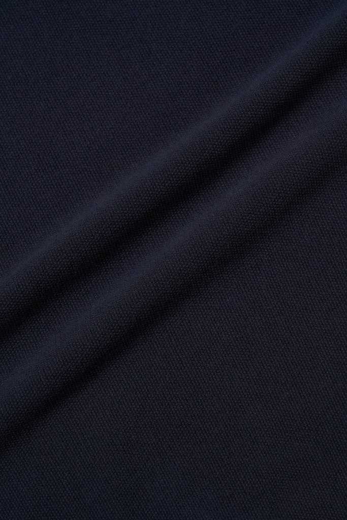 SHEEP PATCH COTTON PIQUE KNIT CARDIGAN Blue photo 3 | Woolrich