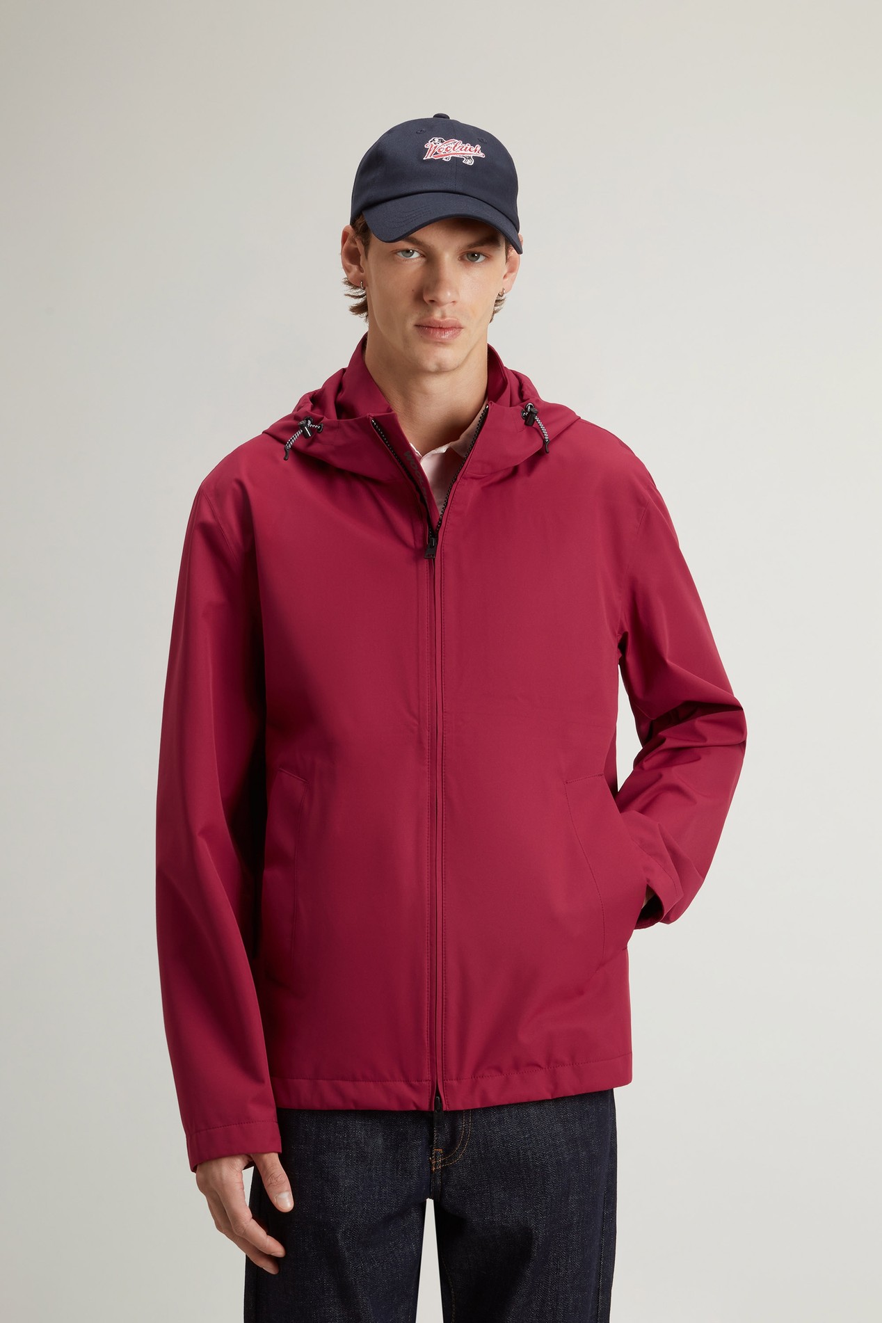 TWO LAYERS PACIFIC JACKET Burgundy photo 1 | Woolrich