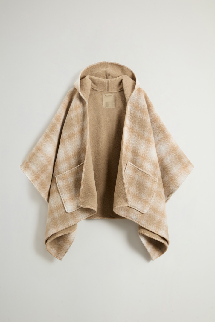 HOMBRE WOOL BLEND CAPE Beige photo 1 | Woolrich