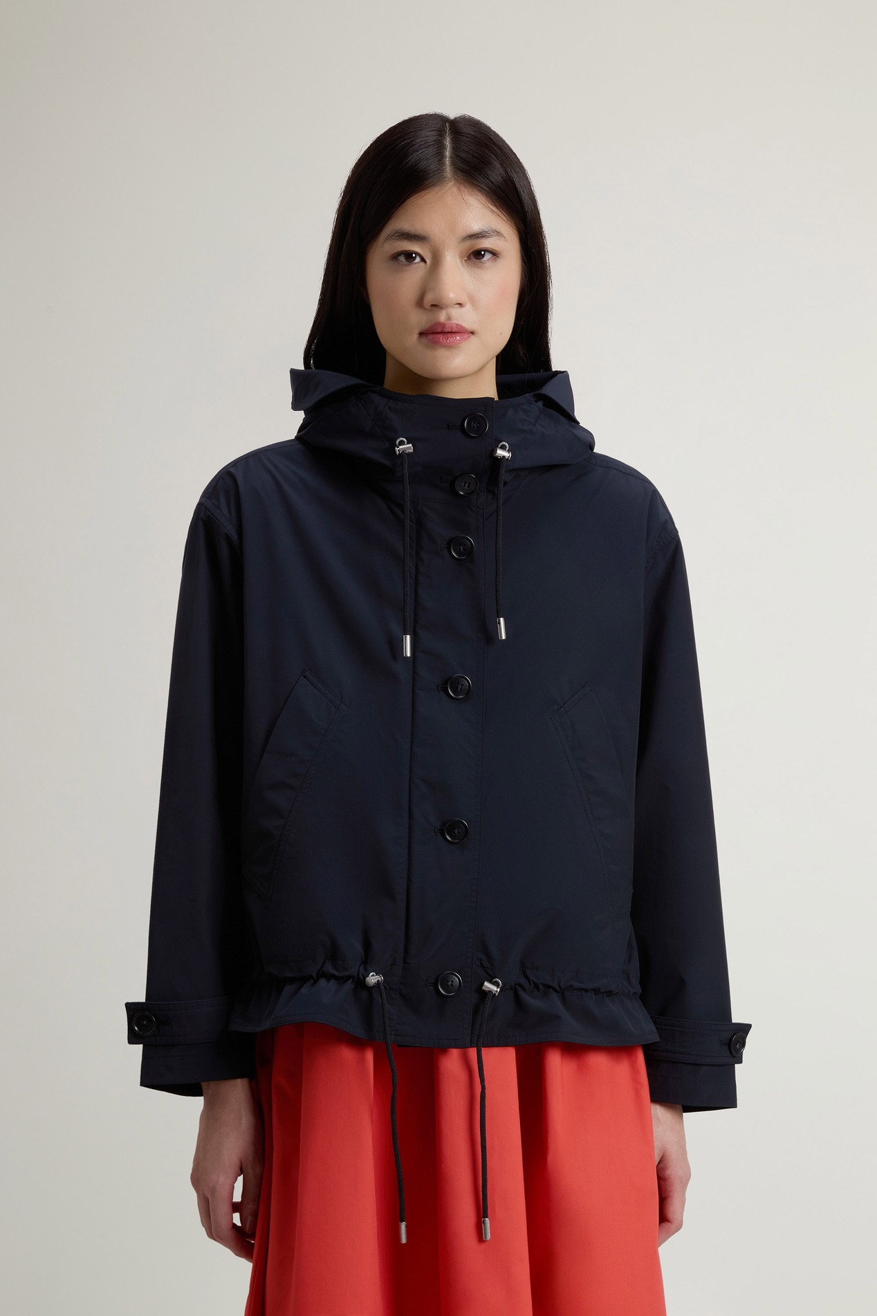 Parka corto in Urban Touch Blu photo 1 | Woolrich