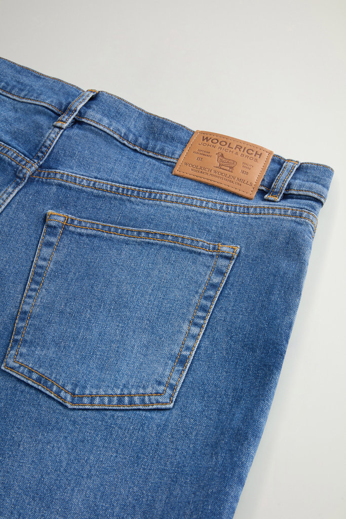 Five-Pocket-Hose Contemporary aus Denim aus Baumwollstretch Blau photo 3 | Woolrich