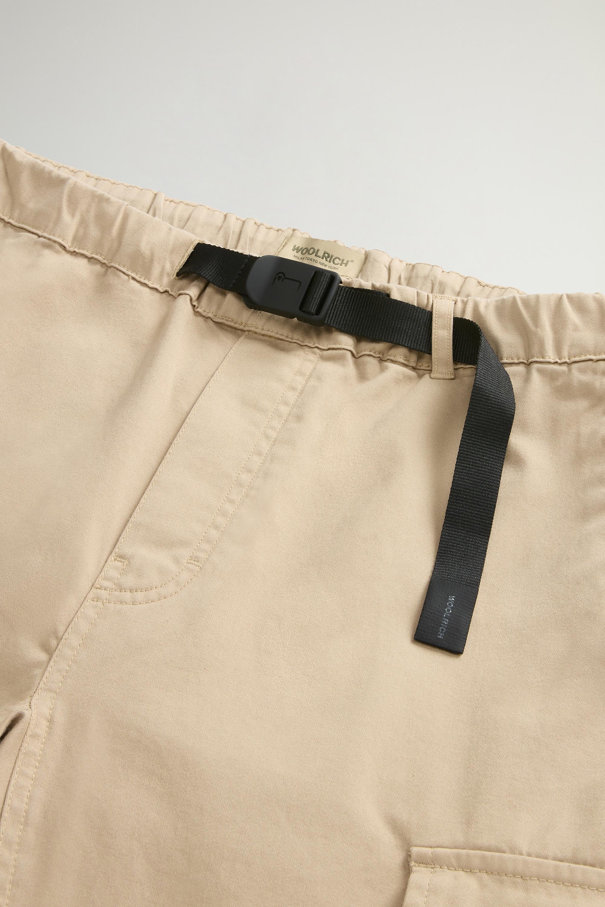 Garment-Dyed Cargo Pants with Belt Beige photo 5 | Woolrich