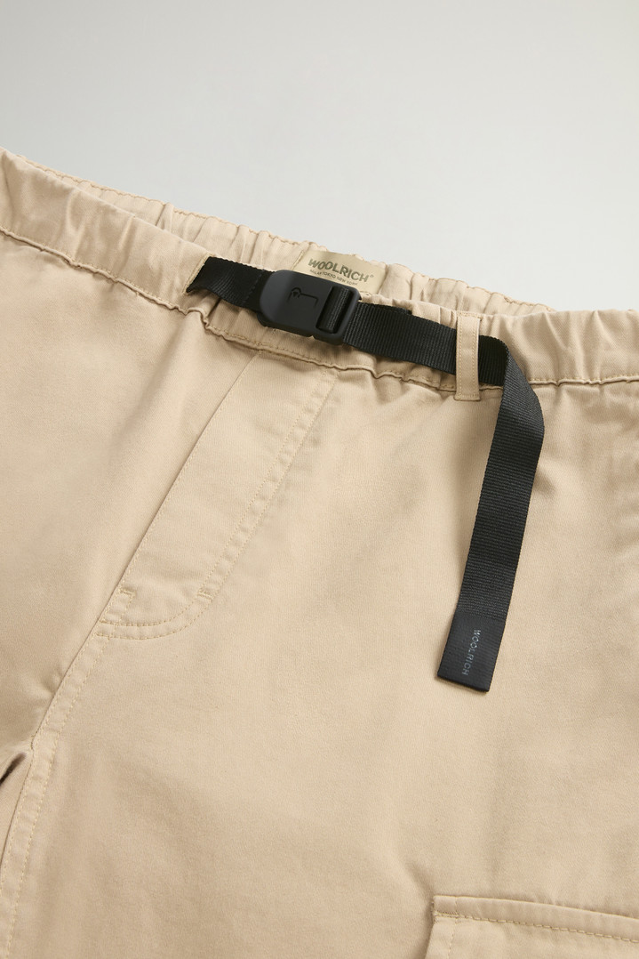 Garment-Dyed Cargo Pants with Belt Beige photo 5 | Woolrich